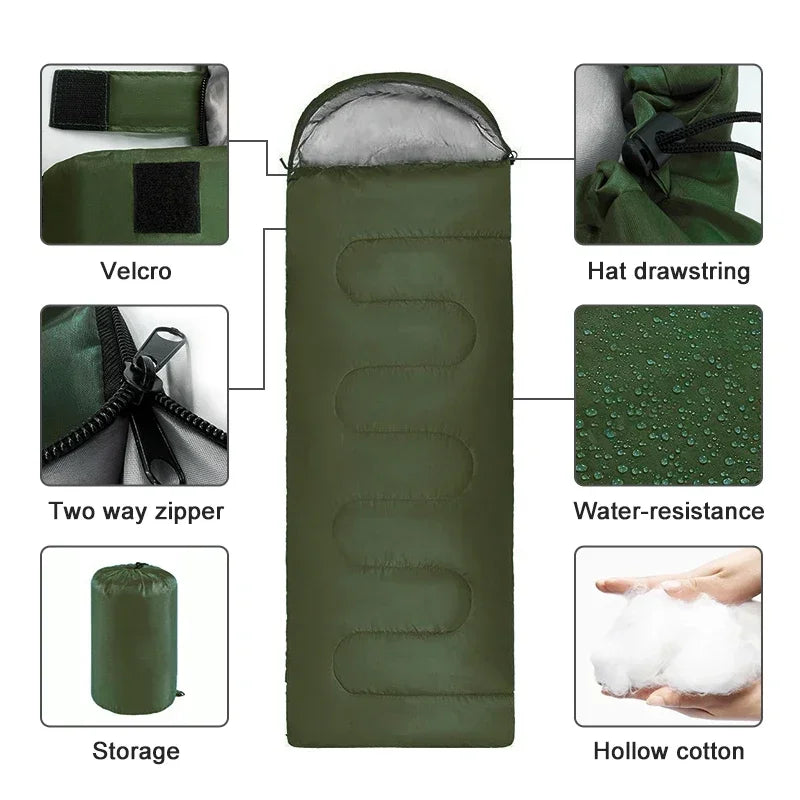 Waterproof Camping Sleeping Bag - Sport Amateur