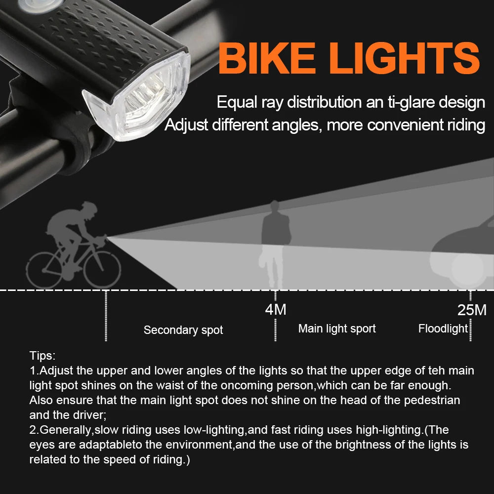 USB Rechargeable Bike Light - Sport Amateur