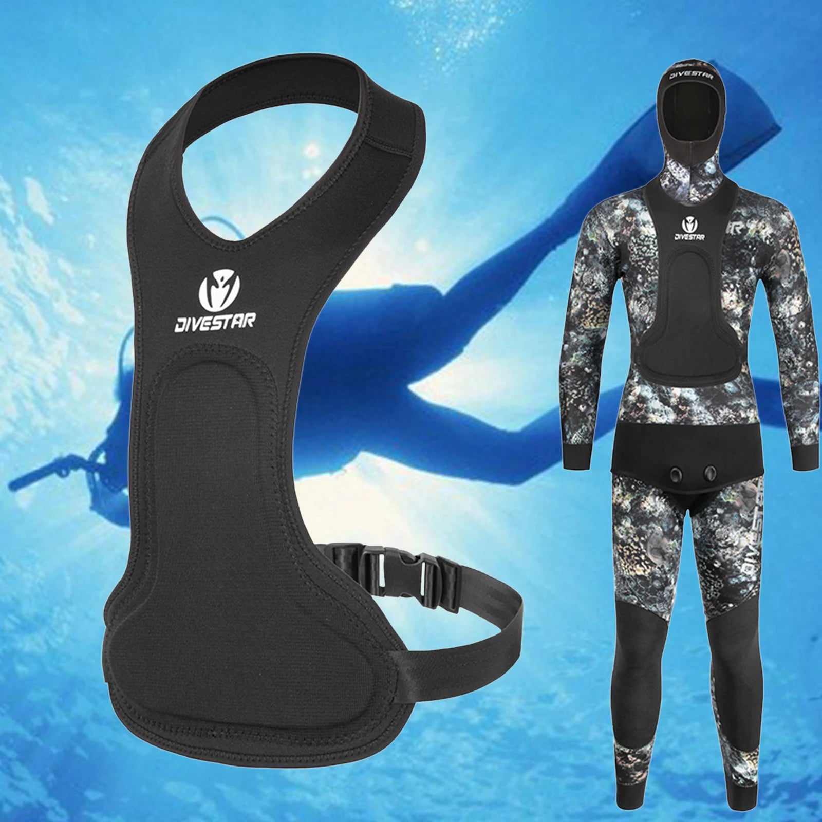 Adjustable Neoprene Diving Vest - Sport Amateur