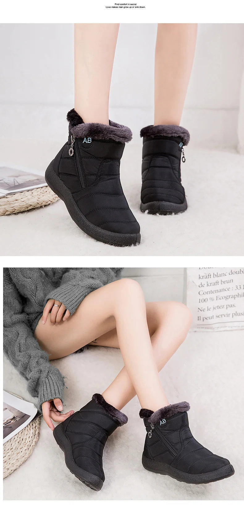 Warm & Stylish Snow Boots - Sport Amateur