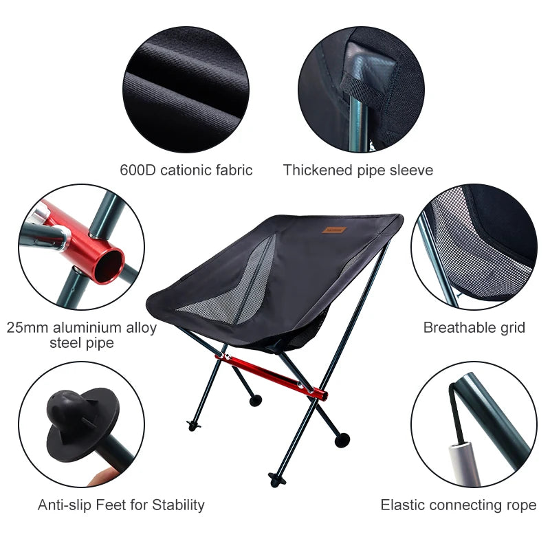 Lightweight Foldable Camping Chairs - Sport Amateur