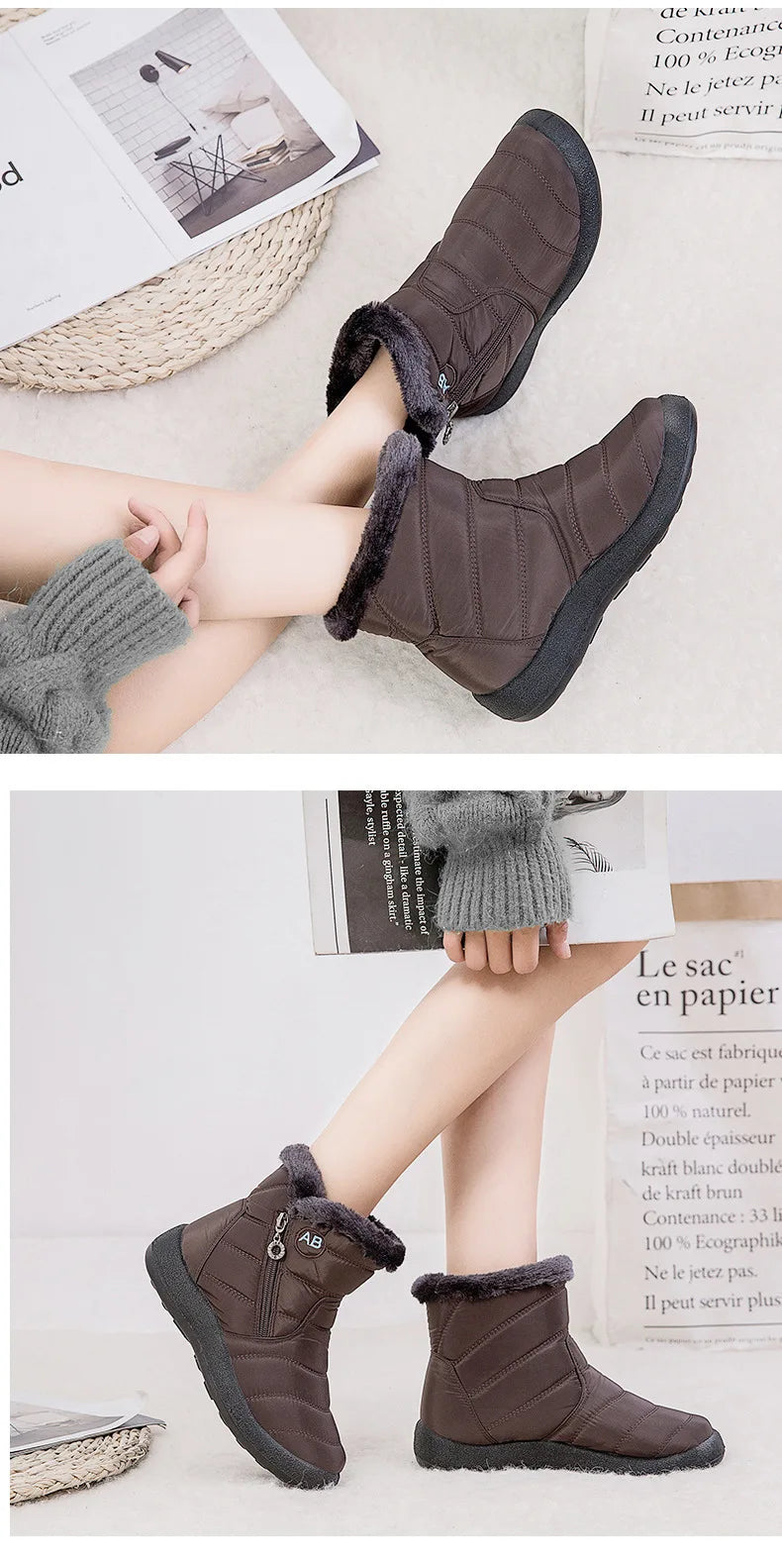 Warm & Stylish Snow Boots - Sport Amateur