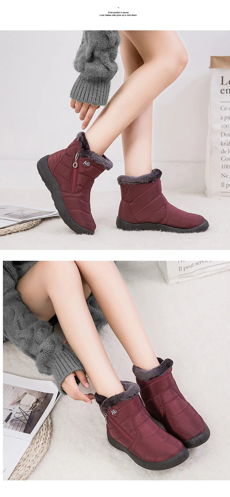 Warm & Stylish Snow Boots - Sport Amateur