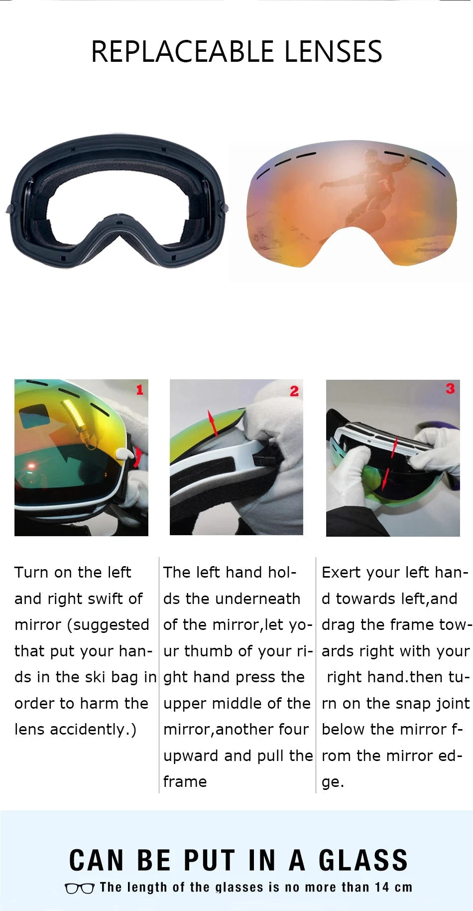 Anti-Fog Ski Goggles - Sport Amateur